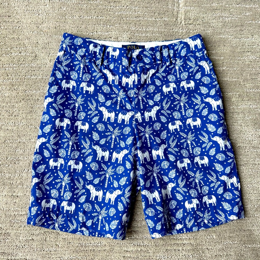 Boys polo performance golf shorts size 10
